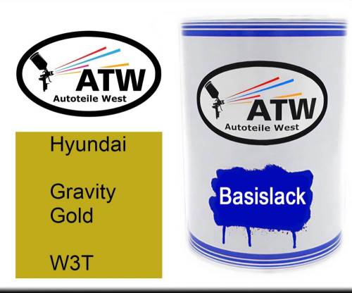 Hyundai, Gravity Gold, W3T: 500ml Lackdose, von ATW Autoteile West.